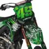 Kit déco motocross Kawasaki - Battalion - Vert 2