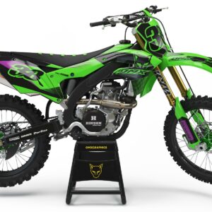 Kit déco motocross Kawasaki - Blast