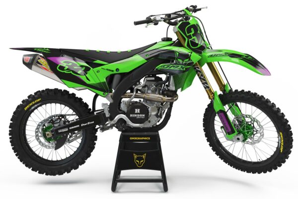 Kit déco motocross Kawasaki - Blast