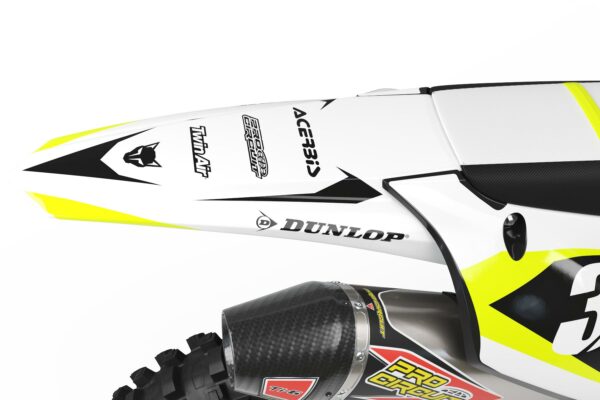 Kit déco motocross Kawasaki - Blast - Blanc 3