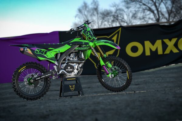 Kit déco motocross Kawasaki - Blast Promo