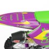 Kit déco motocross Kawasaki - Blast - Vert Violet 3