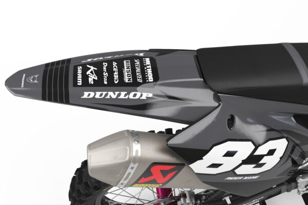 Kit déco motocross Kawasaki - Charge - Noir 3