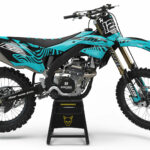 Kit déco motocross Kawasaki - Chimera - Bleu