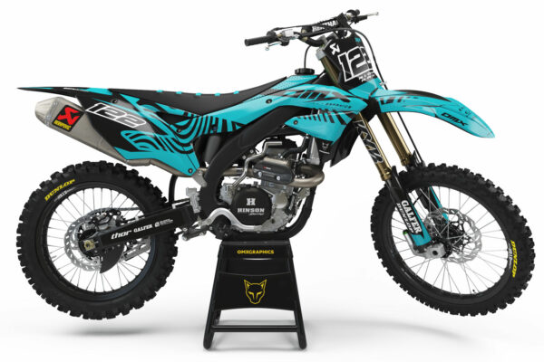 Kit déco motocross Kawasaki - Chimera - Bleu