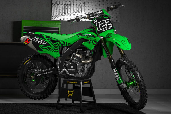 Kit déco motocross Kawasaki - Chimera Promo