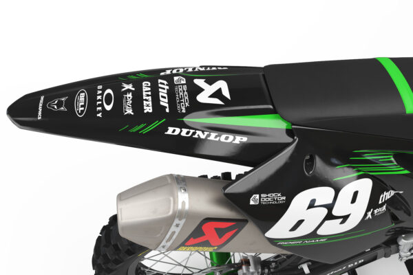 Kit déco motocross Kawasaki - Comet 3