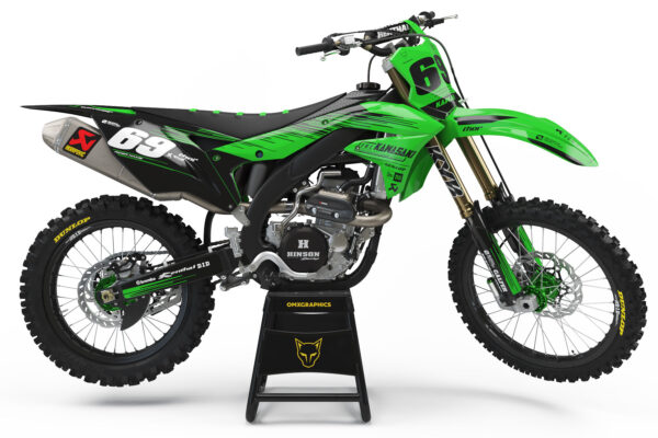 Kit déco motocross Kawasaki - Comet