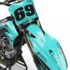 Kit déco motocross Kawasaki - Comet - Bleu 2