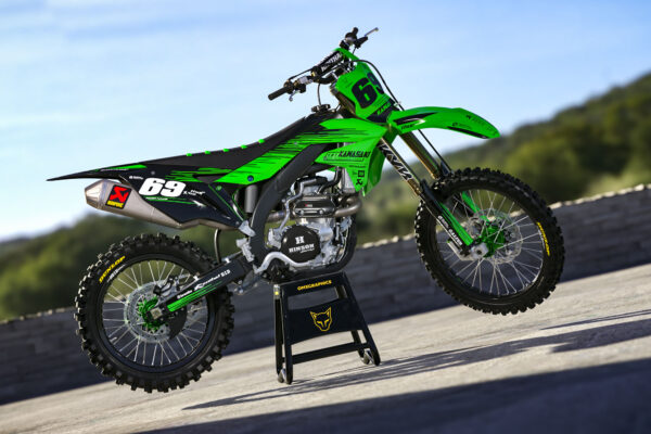 Kit déco motocross Kawasaki - Comet Promo
