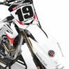 Kit déco motocross Kawasaki - Competition - Blanc 2