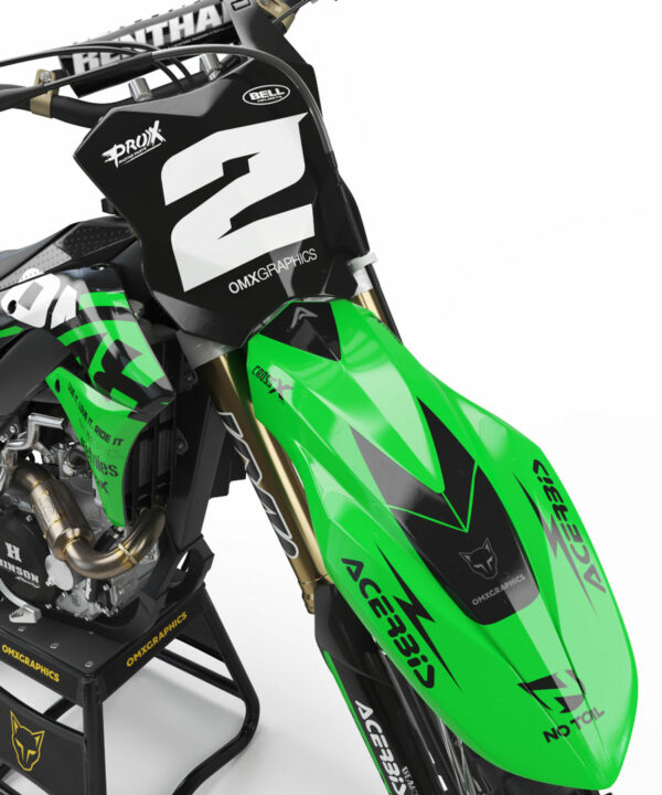 Kit déco motocross Kawasaki - Corsa 2