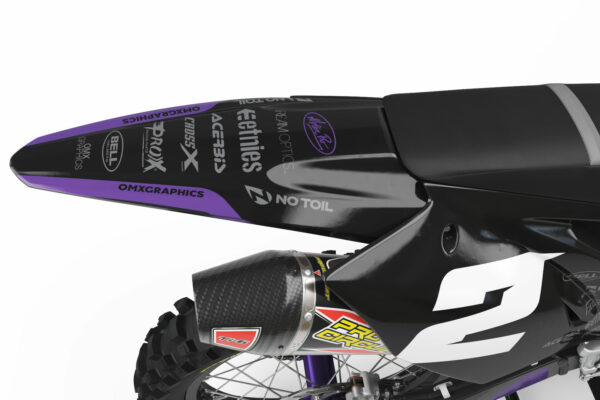Kit déco motocross Kawasaki - Corsa - Violet 3