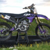 Kit déco motocross Kawasaki - Corsa - Violet Promo