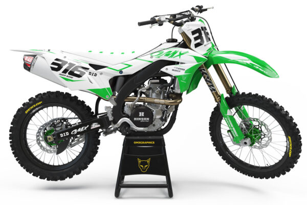Kit déco motocross Kawasaki - Creed