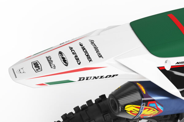 Kit déco motocross Kawasaki - Dagger - Blanc 3