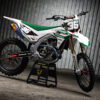 Kit déco motocross Kawasaki - Dagger - Blanc Promo