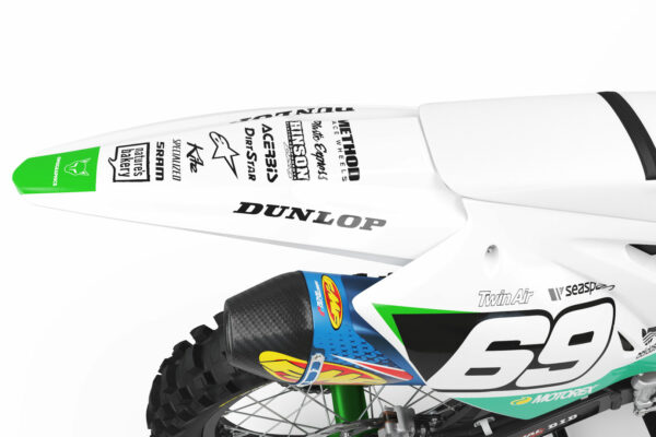 Kit déco motocross Kawasaki - Energy - Noir 3