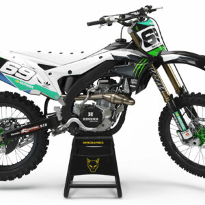 Kit déco motocross Kawasaki - Energy - Noir