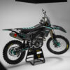 Kit déco motocross Kawasaki - Enigma - Gris Promo