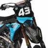 Kit déco motocross Kawasaki - Frost - Bleu 2