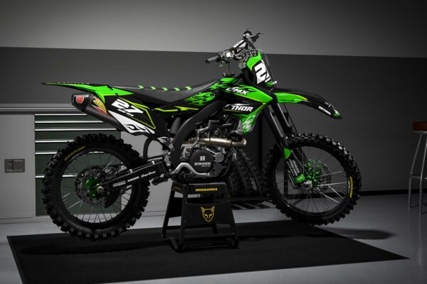 Kit déco motocross Kawasaki - Fury Promo