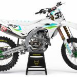 Kit déco motocross Kawasaki - Glitch