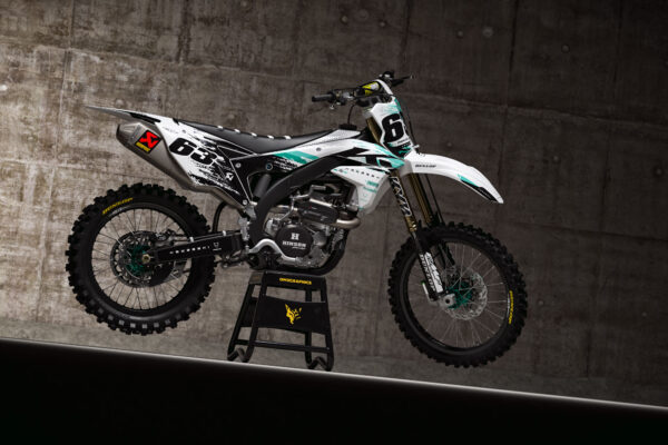 Kit déco motocross Kawasaki - Hangout Promo