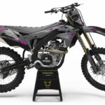 Kit déco motocross Kawasaki - Holeshot - Gris