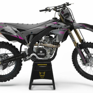 Kit déco motocross Kawasaki - Holeshot - Gris