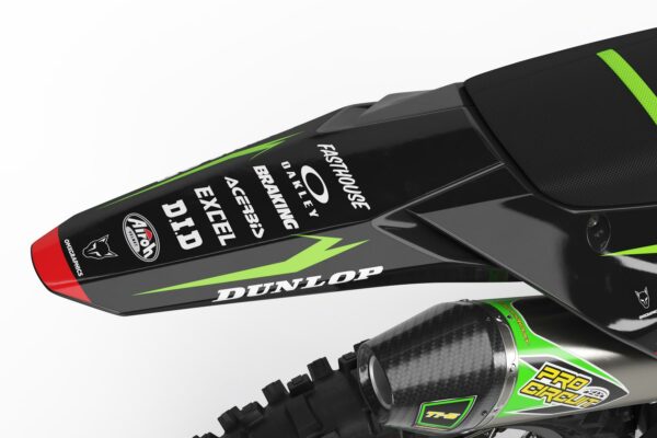 Kit déco motocross Kawasaki - Instinct - Vert 3