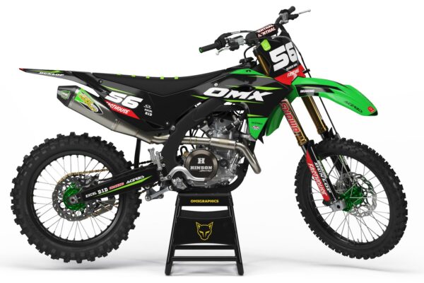 Kit déco motocross Kawasaki - Instinct - Vert