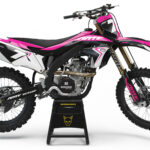 Kit déco motocross Kawasaki - Katana - Rose