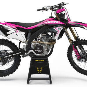 Kit déco motocross Kawasaki - Katana - Rose