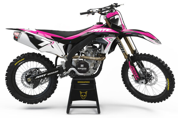 Kit déco motocross Kawasaki - Katana - Rose