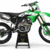 Kit déco motocross Kawasaki - Local - Vert