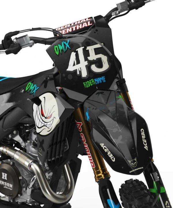 Kit déco motocross Kawasaki - MAD X 2