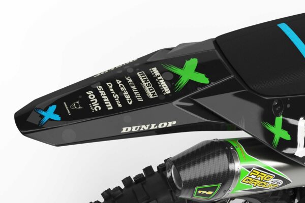 Kit déco motocross Kawasaki - MAD X 3