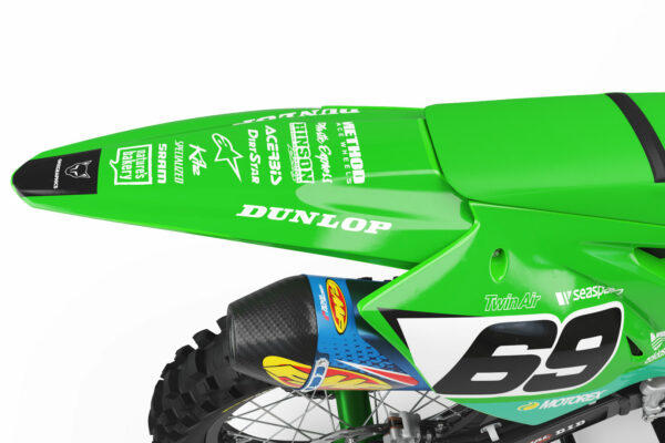 Kit déco motocross Kawasaki - Monster 3
