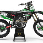 Kit déco motocross Kawasaki - Ominous