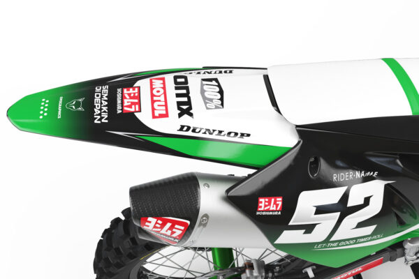 Kit déco motocross Kawasaki - Ominous 3