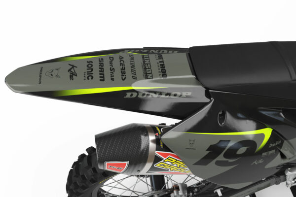 Kit déco motocross Kawasaki - Phantom - Noir 3