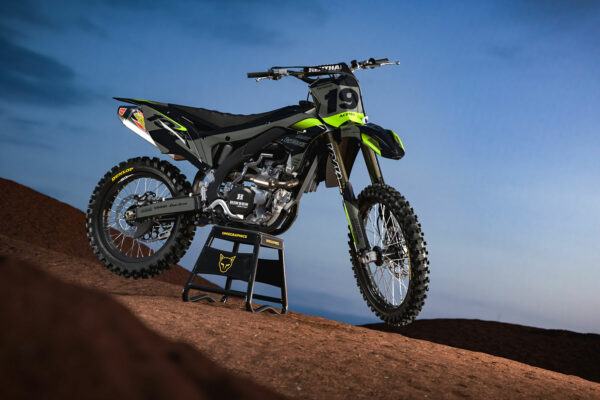 Kit déco motocross Kawasaki - Phantom - Noir Promo