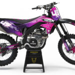 Kit déco motocross Kawasaki - Pixel
