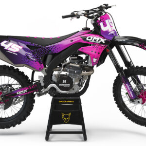 Kit déco motocross Kawasaki - Pixel