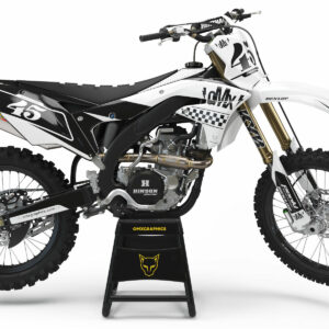 Kit déco motocross Kawasaki - Race - Blanc