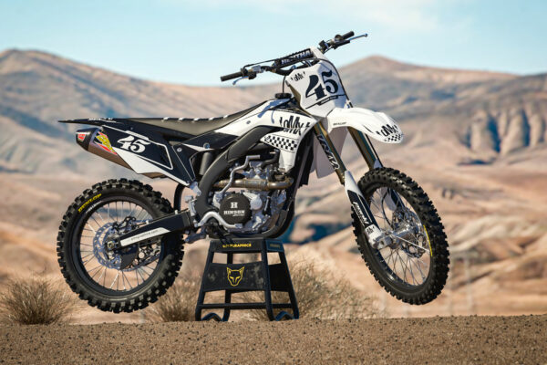 Kit déco motocross Kawasaki - Race - Blanc Promo