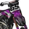 Kit déco motocross Kawasaki - Reckless - Violet 2