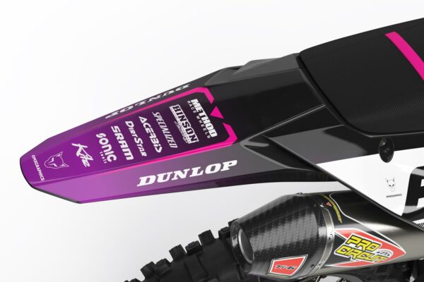 Kit déco motocross Kawasaki - Reckless - Violet 3