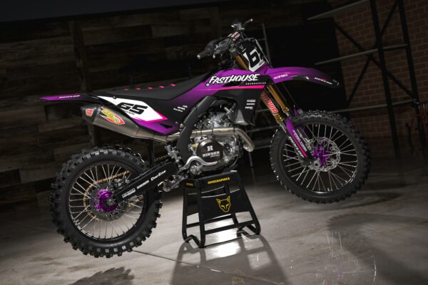 Kit déco motocross Kawasaki - Reckless - Violet Promo